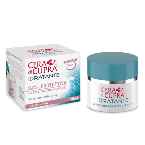 Cera di Cupra Hydraterende & beschermende crème, met ceramide, voor de droge en gevoelig huid - pot 50ml