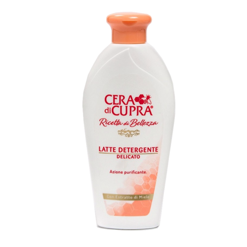 Cera di Cupra milde reinigingsmelk, met honingextract om de huid te reinigen en tevens voor te bereiden op de dagelijkse gebruik