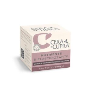 Cera di Cupra – Crema Nutriente Rielasticizzante -Voedende dagcrème met hyaluronzuur, katoenextract en natuurlijke oliën voor de normale huid - pot 50ml - doosje