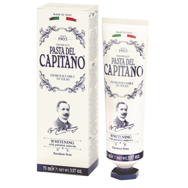 Pasta Del Capitano Whitening tandpasta - nu ook in Nederland te bestellen bij Belviso Cosmetics