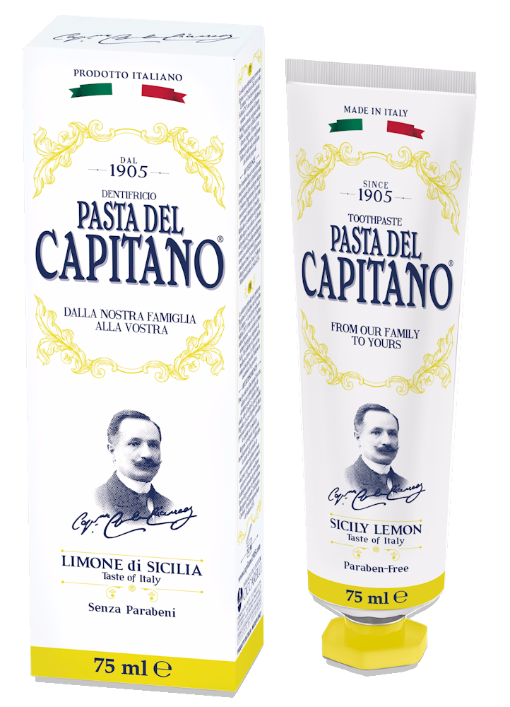 Pasta Del Capitano 1905 Limone di Sicilia - Tandpasta zonder Parabenen met Citroen