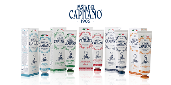 Pasta del Capitano tandpasta's met enkel natuurlijke ingrediënten