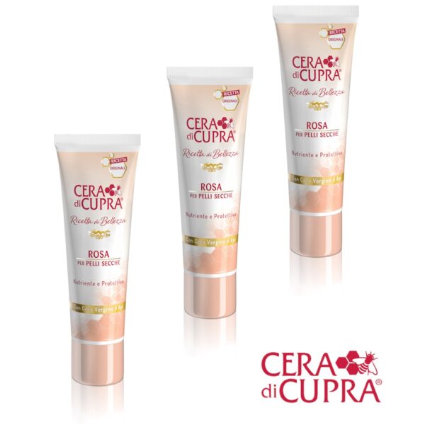 Cera di Cupra Rosa Crème met bijenhoning - 3 stuks verpakking
